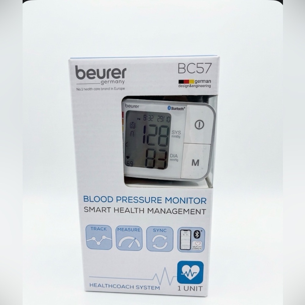 NIB Beurer BC57 Bluetooth Wrist Blood Pressure Monitor